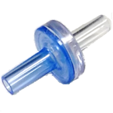 医療用ゴムを使用したディスポーザブル逆止弁(チェックバルブ)の写真